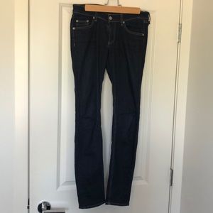 Rag & bone skinny jean, dark wash, size 27